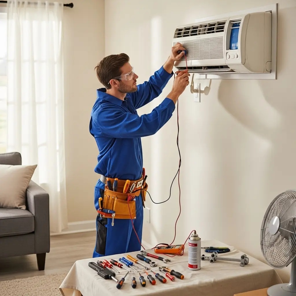 Saruhanlı Daylux Daylux klima gaz dolumu ve bakım – Enerji verimliliği artırıldı. - Teknik servis örneği